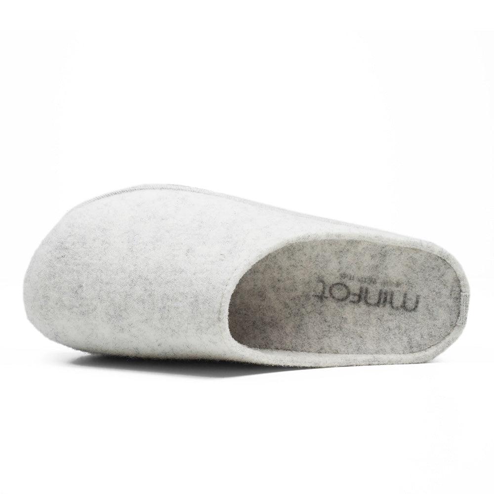 Produktbild 4 - Minfot Tofflor Slip-on Viken Ull Ljusgrå