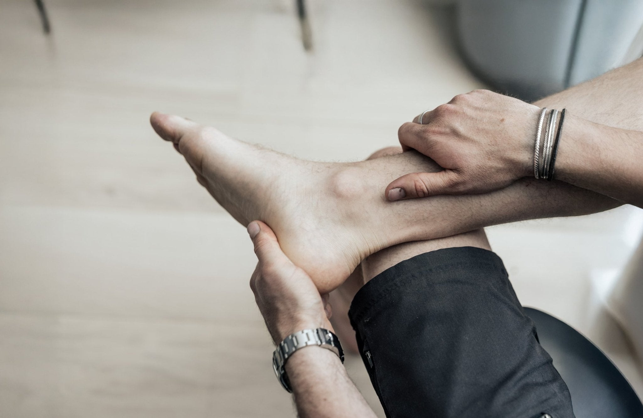 Har du vita prickar under hälen?