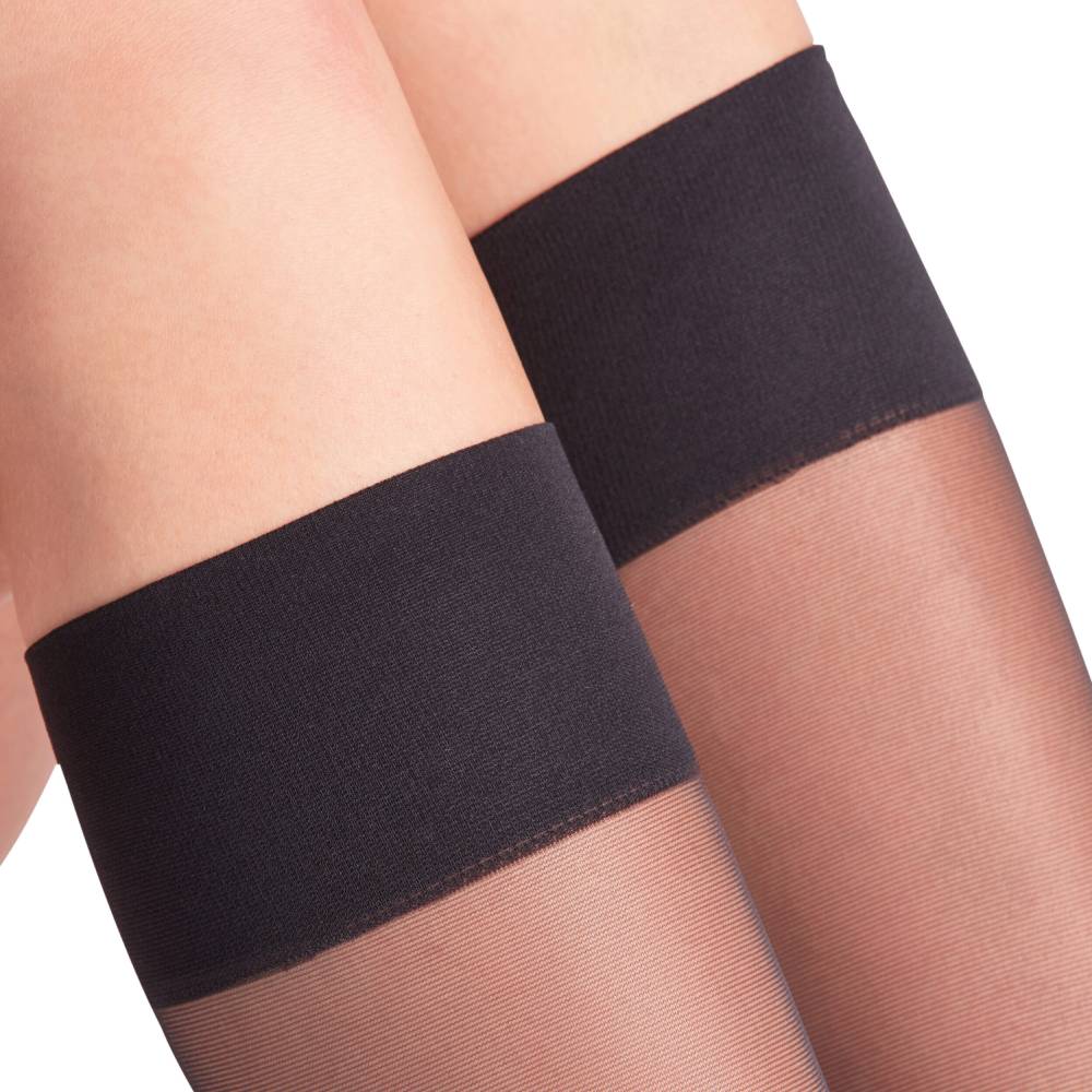 Produktbild 6 - Falke Nylonstrumpor Pure Matt 20 Knee-High Black