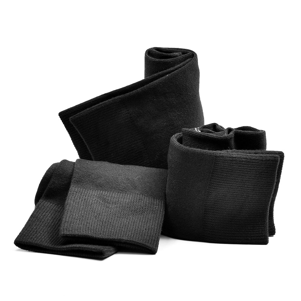 Produktbild 2 - 3-pack-svarta-bambustrumpor-minfot-crew