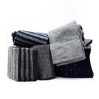 Minfot Strumpor Merinoull Randig Navy Mix 5-pack