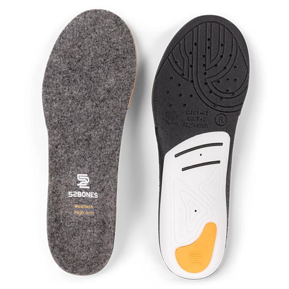 52BONES WoolTech High Sulor Ull För Högt Fotvalv