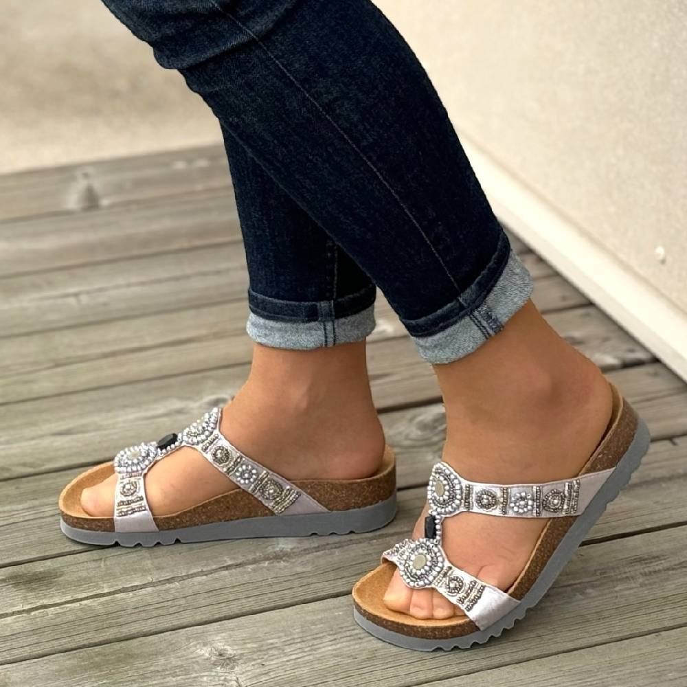 Produktbild 8 - Scholl Sandaler Dam Bioprint Bogota Silver