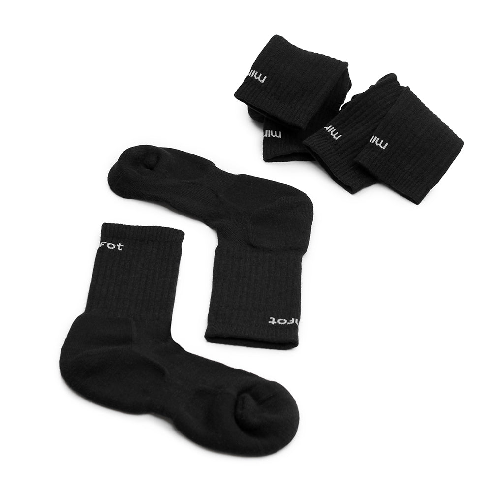 Produktbild 8 - All-day-promenadstrumpor-vardagskomfort-merinoull-svarta-3-pack