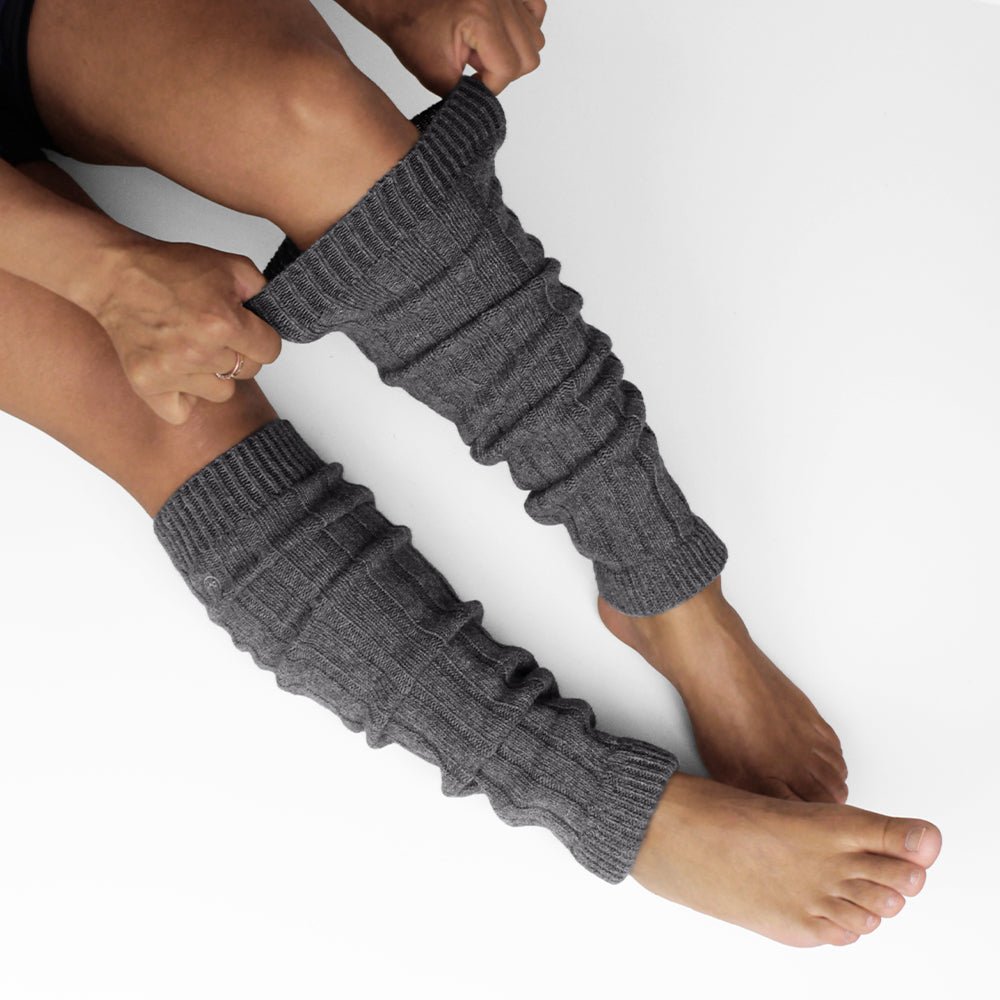 Minfot Benvärmare Ull Antracite 1-pack