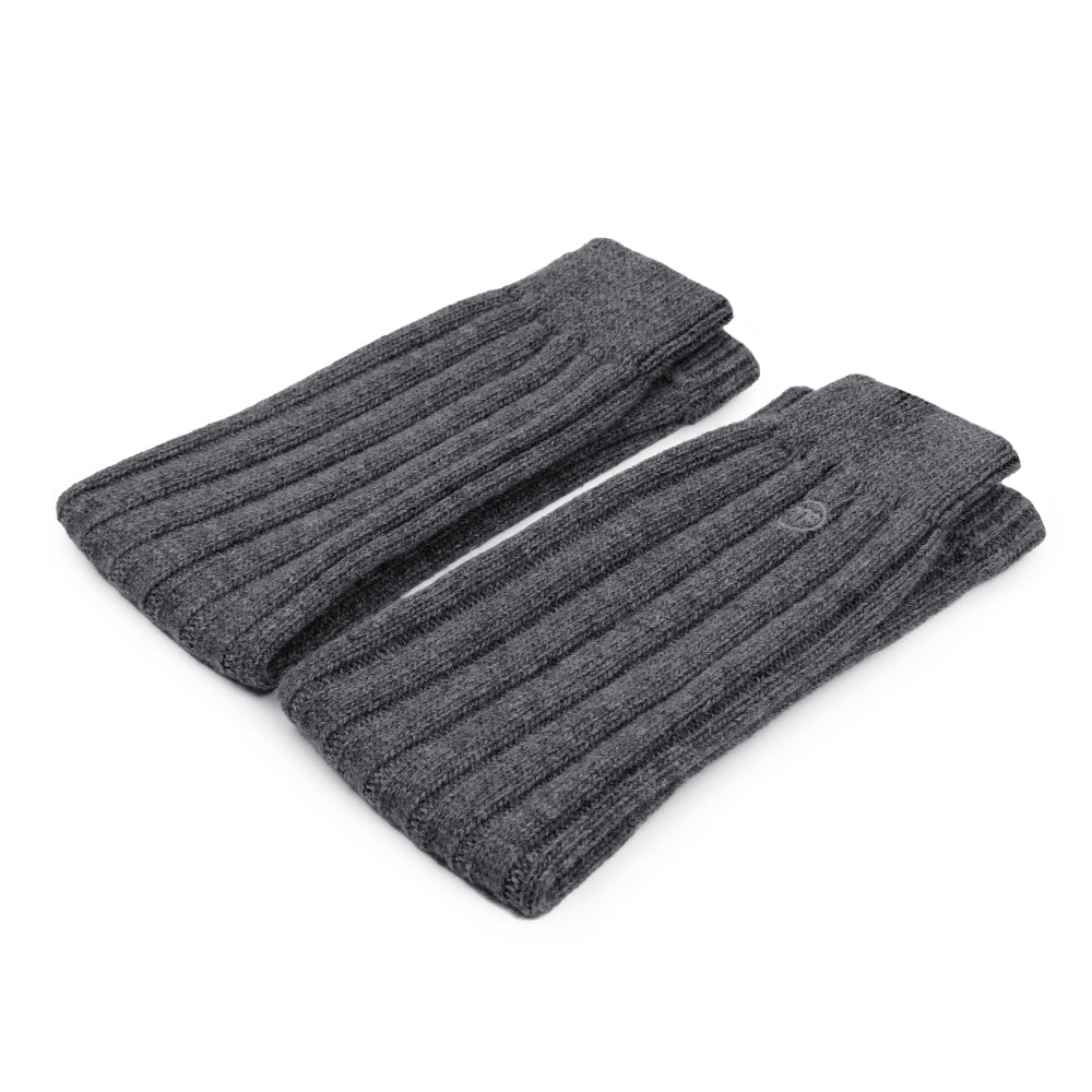 Minfot Benvärmare Ull Antracite 1-pack