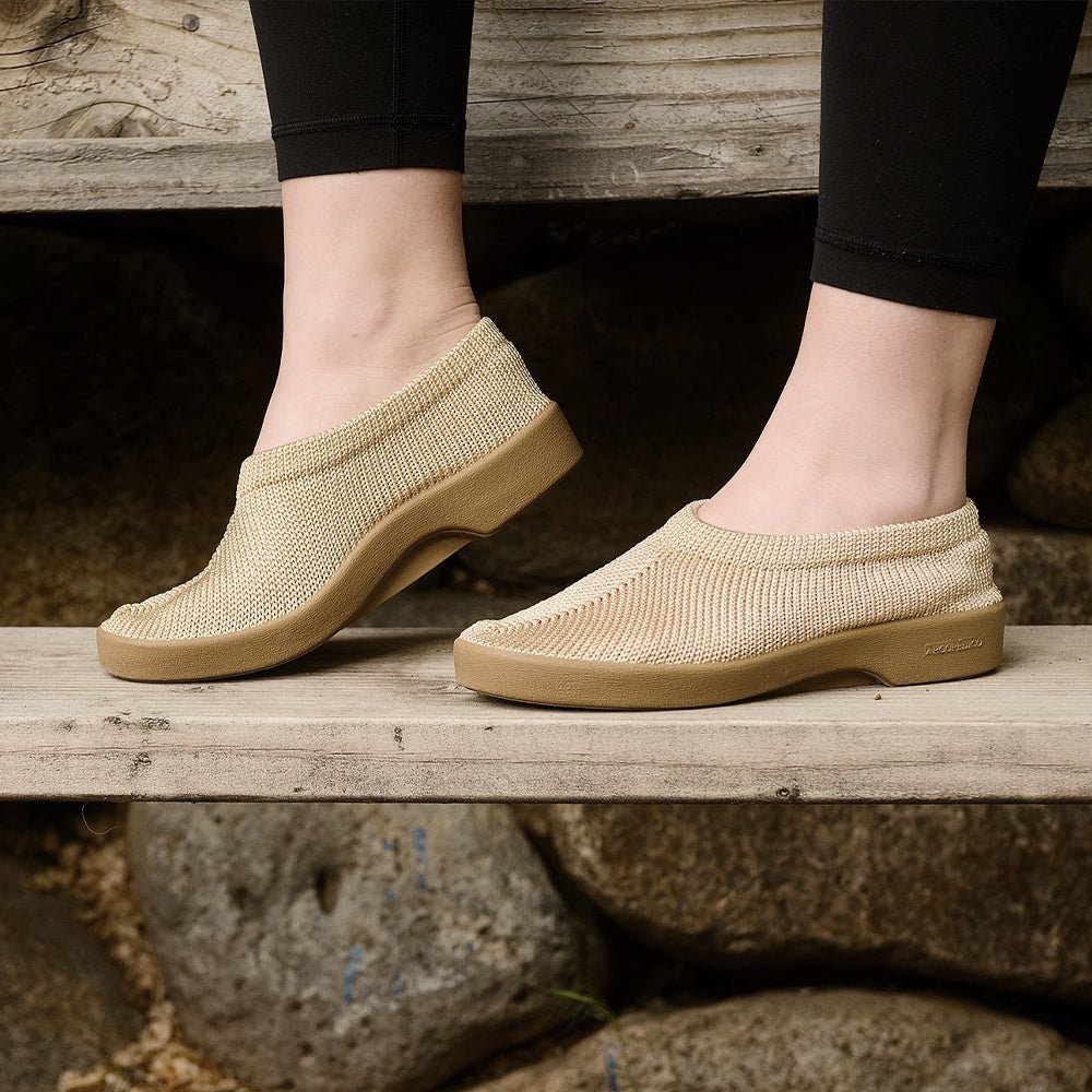 Produktbild 2 - Arcopedico New Sec Tygskor Beige