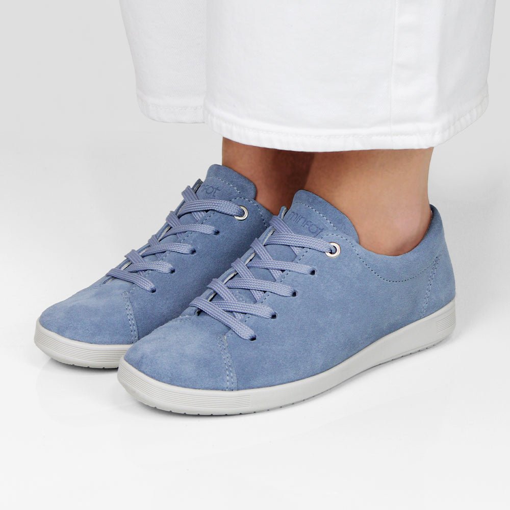 Produktbild 14 - Minfot Aveny Sneaker Mocka Ljusblå