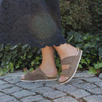 Minfot Lova Sandaler Dam Mocka Hallux Valgus Primo Soft Stone