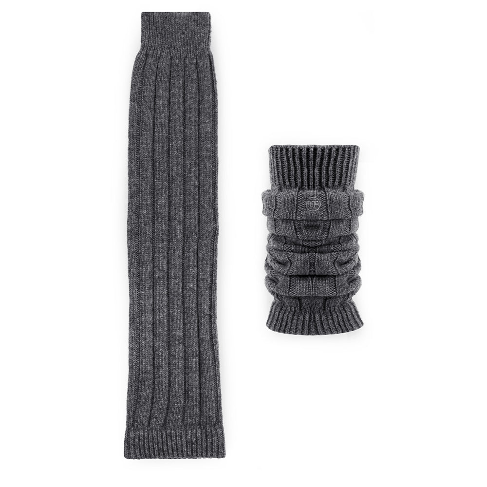 Minfot Benvärmare Ull Antracite 1-pack