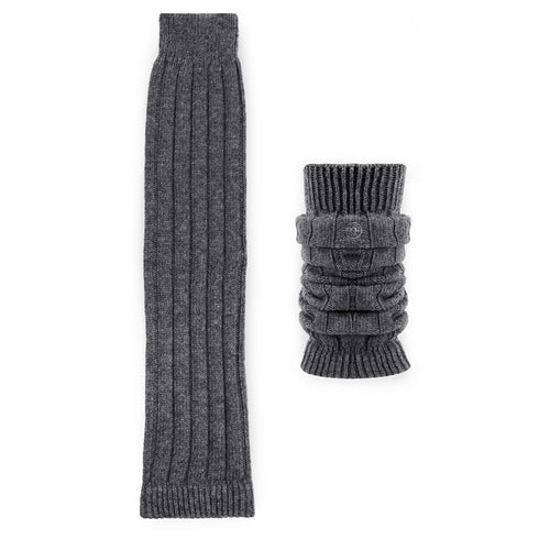 Minfot Benvärmare Ull Antracite 1-pack