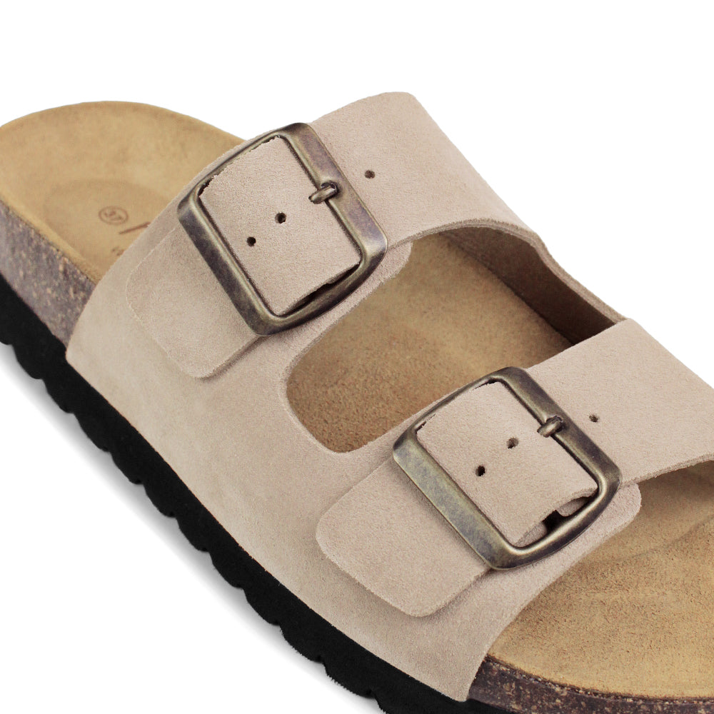 Minfot Moa Biosandaler Dam Mocka Anatomisk 2-remmar Beige