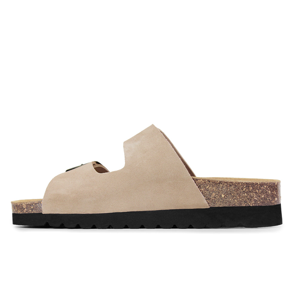 Minfot Moa Biosandaler Dam Mocka Anatomisk 2-remmar Beige