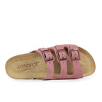 Minfot Lo Biosandaler Dam Mocka Anatomisk 3-remmar Rosa