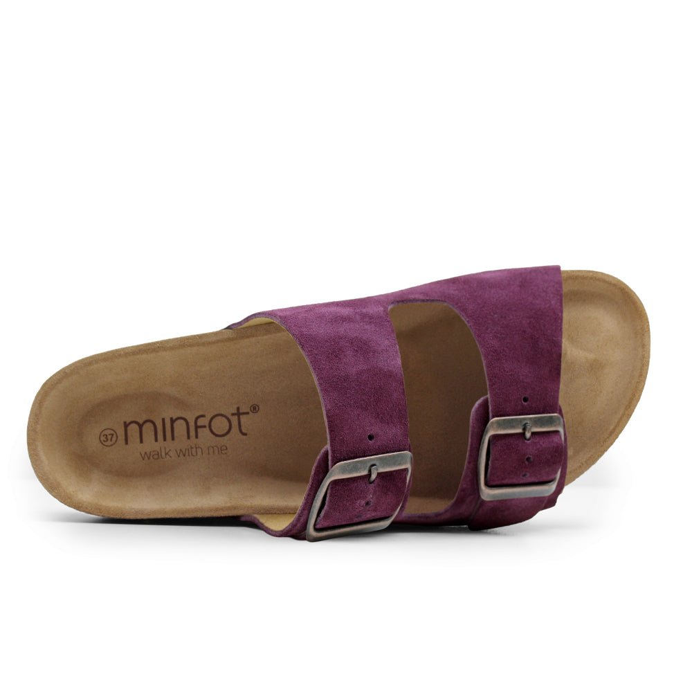 Produktbild 5 - Minfot Sandaler Moa Mocka Bordeaux