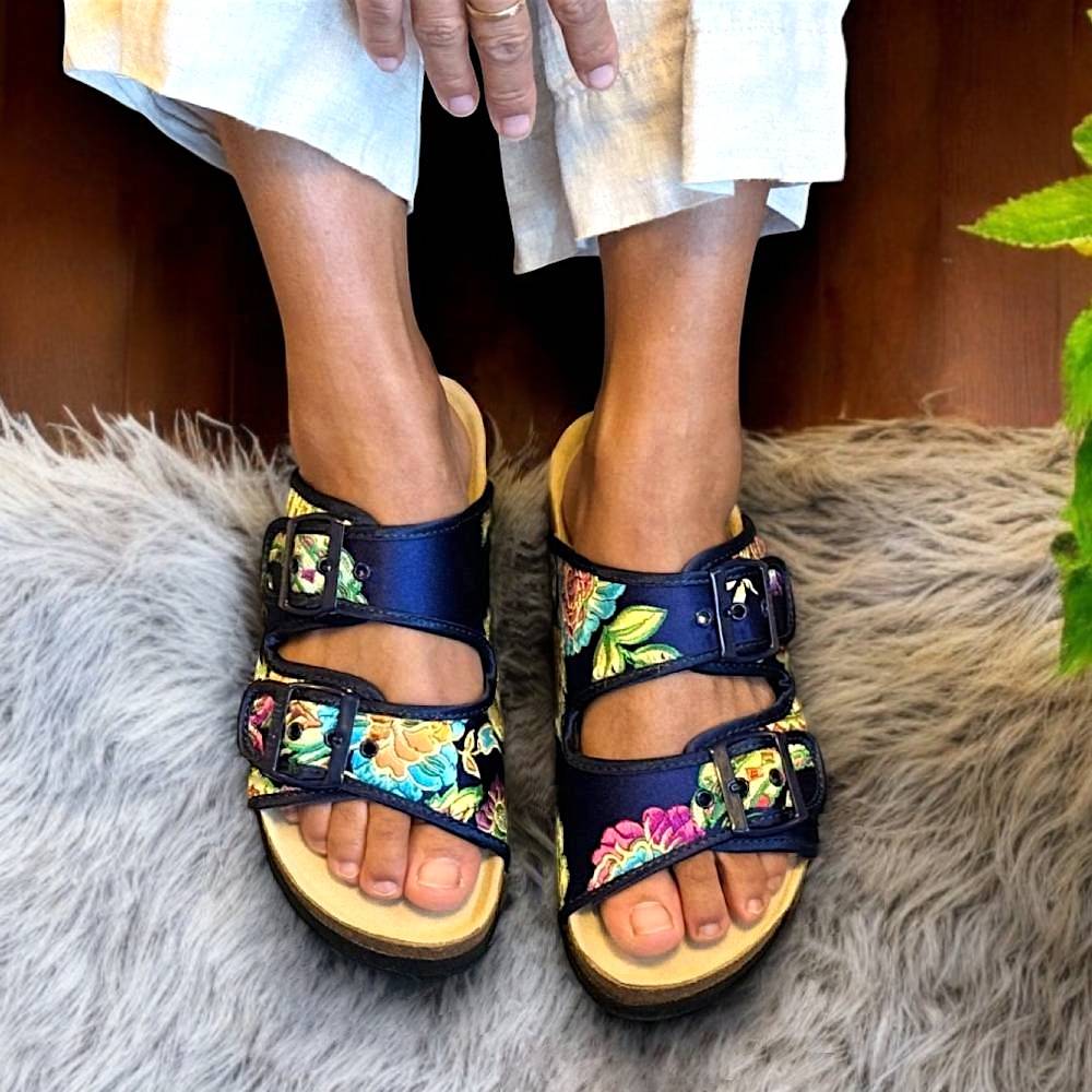 Sköna Marie Damsandal Thalia Blå