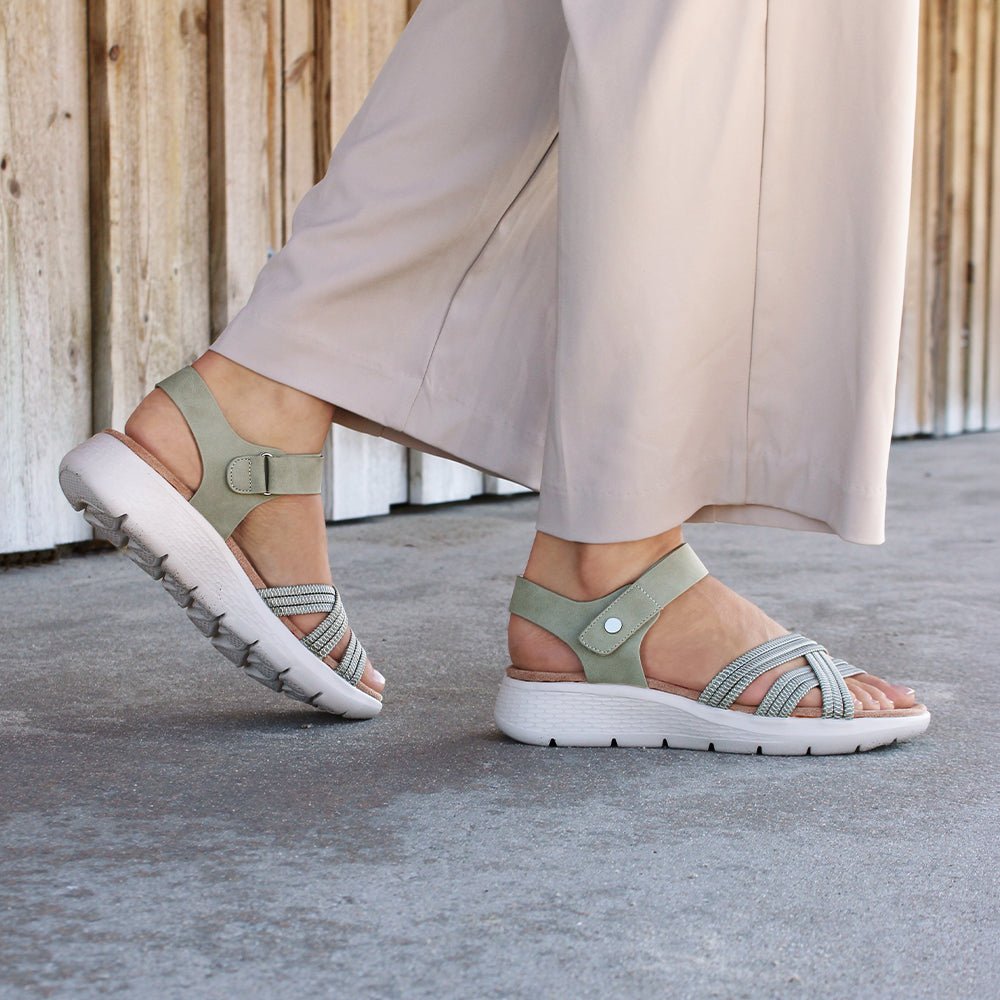 Minfot Cloudlite Nia Sandaler Dam Grön