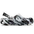 Crocs Classic Clog Marbled White Black