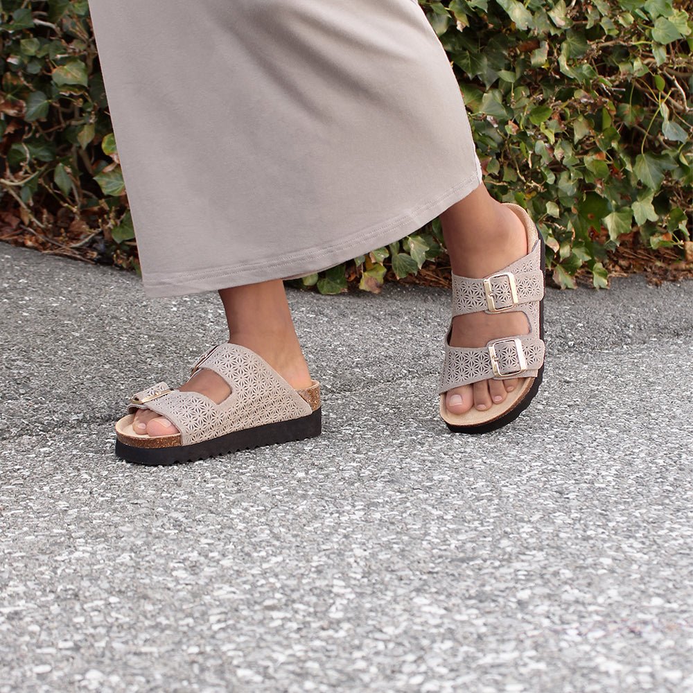 Minfot Daisy Sandaler Dam Mocka Taupe