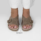 Minfot Li Sandaler Dam Mocka Hallux Valgus Primo Soft Stone