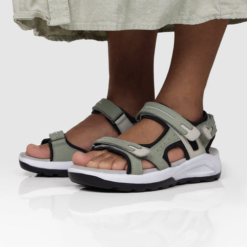 Minfot Nyhamn Sandaler Dam Green Beige