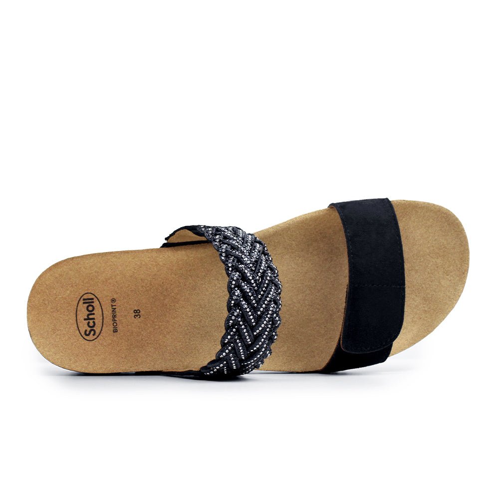 Scholl Sandaler Dam Ostuni 2 Straps Black