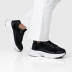 Minfot Joy Sneakers Dam Mesh Mocka Svart Vit