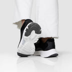 Minfot Joy Sneakers Dam Mesh Mocka Svart Vit