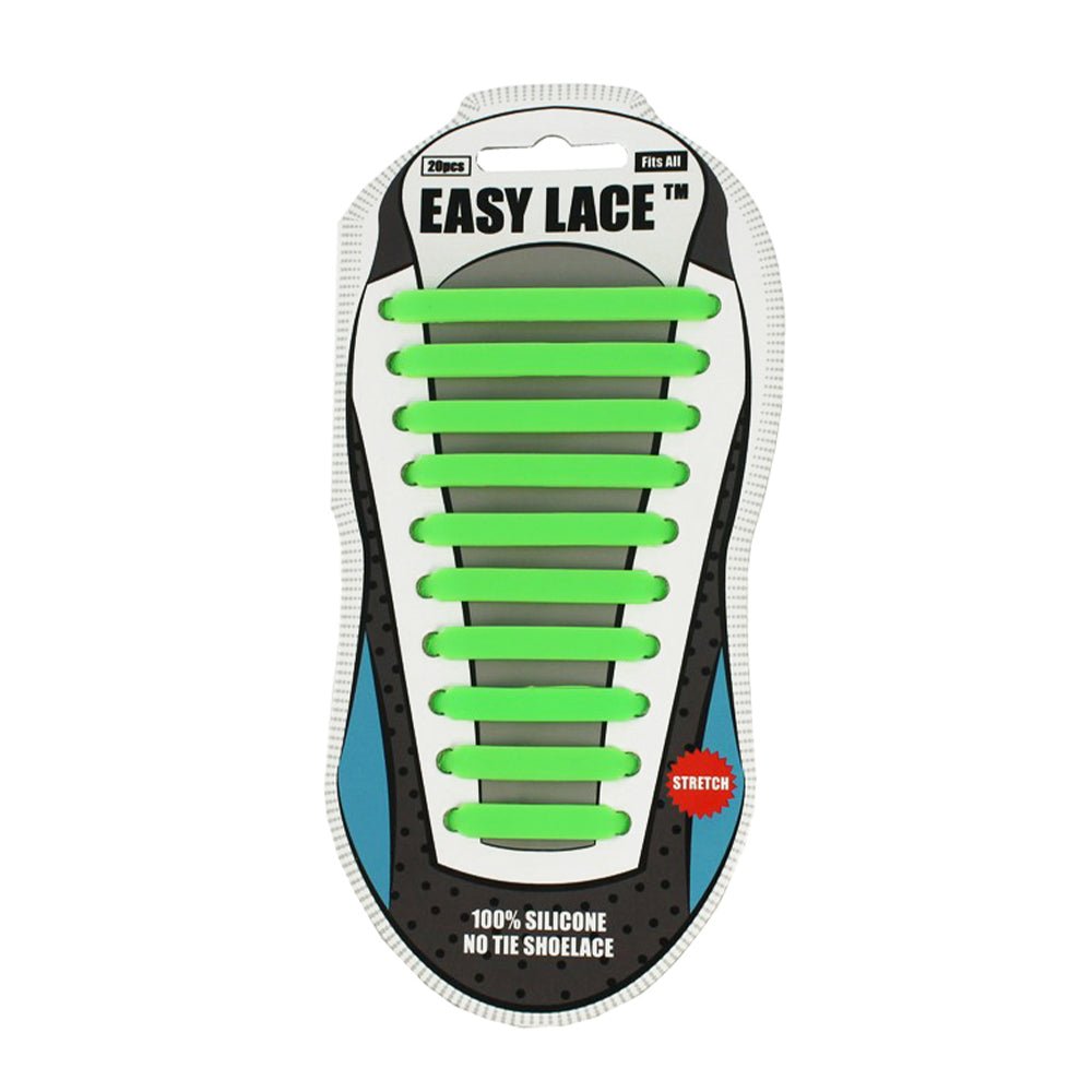 Easy Lace Elastiska Skosnören Grön