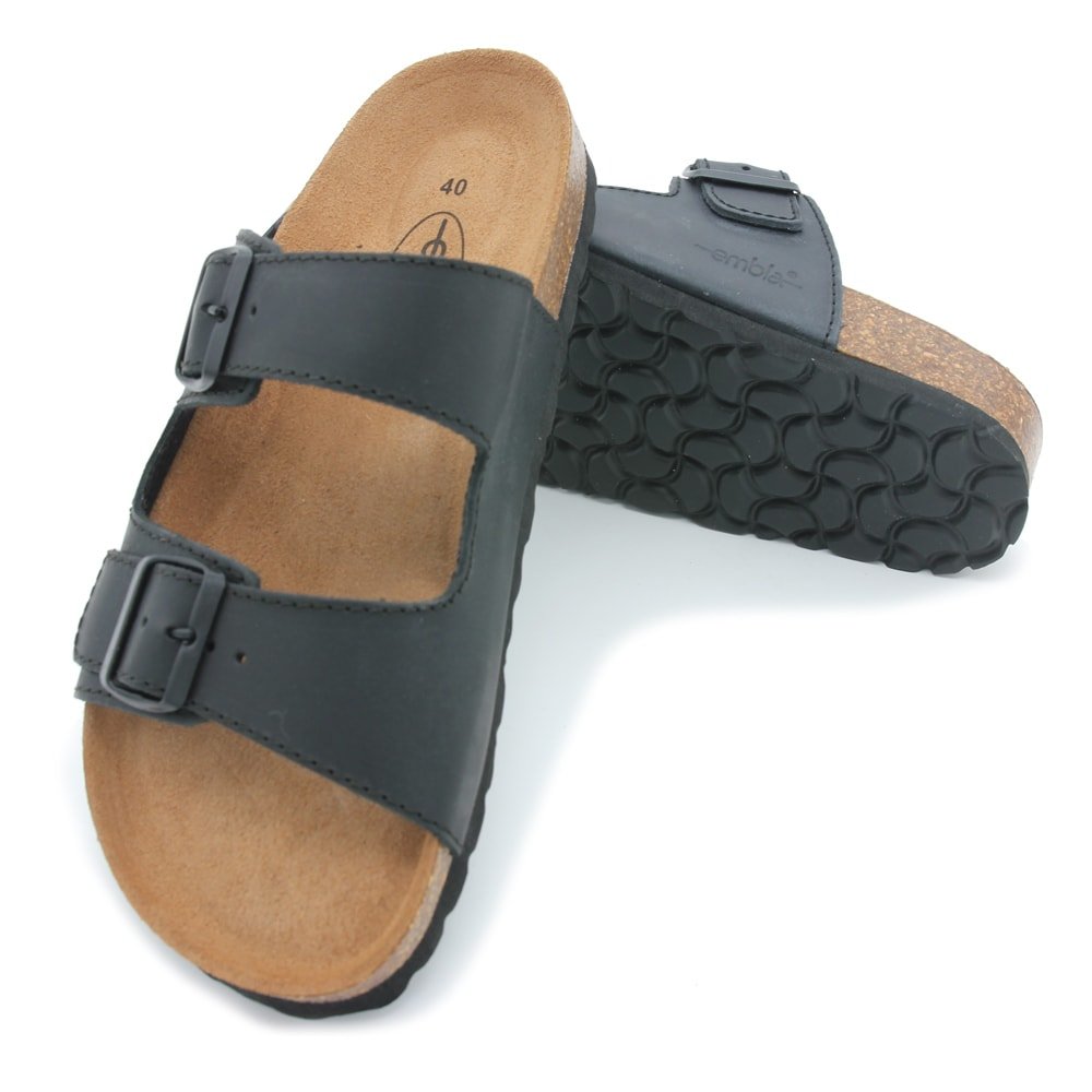 Produktbild 4 - Embla Hälsoskor Sandaler Arvid Airbed Bred Svart