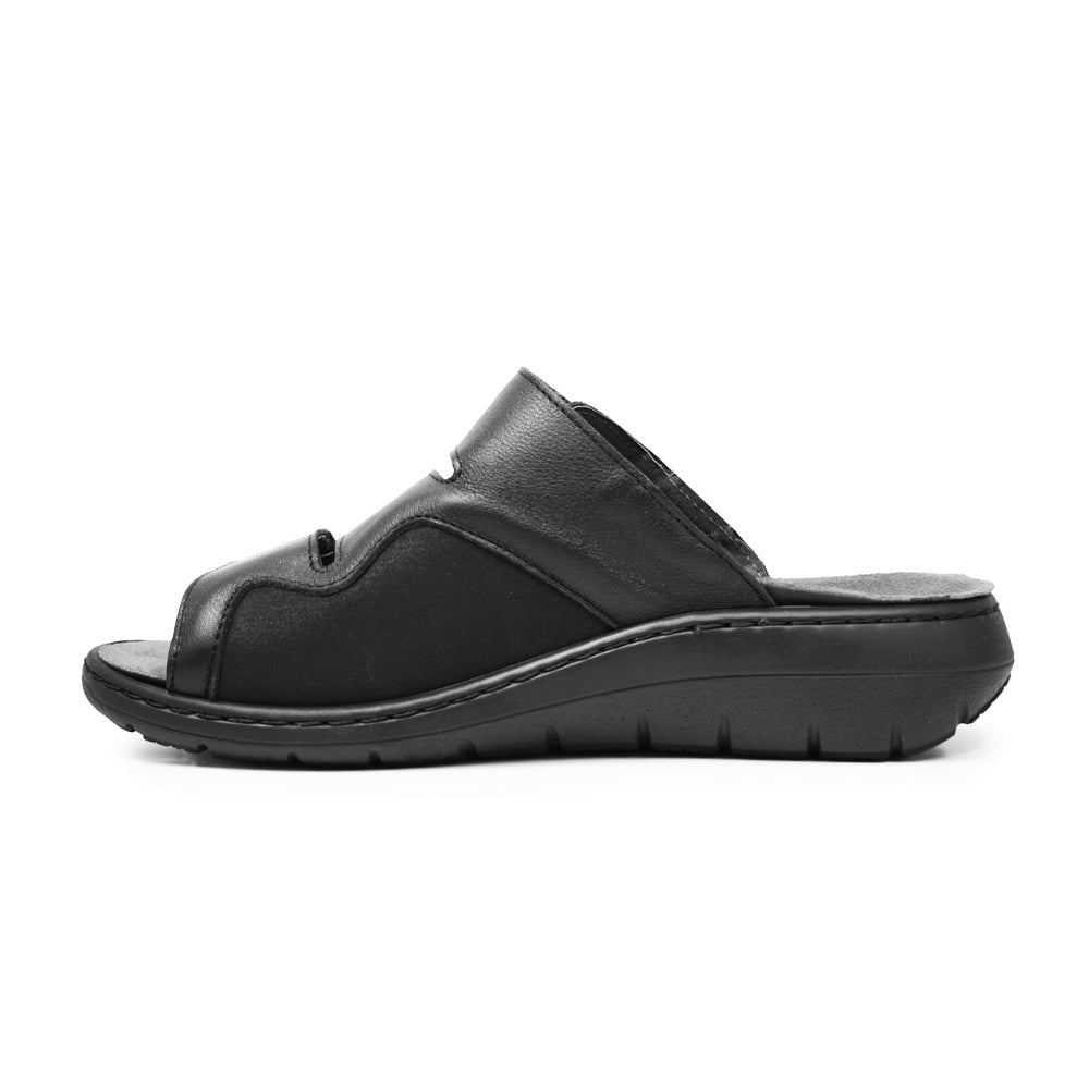 Embla Hälsoskor Sandaler Linnea Ergoflex Elastisk Svart