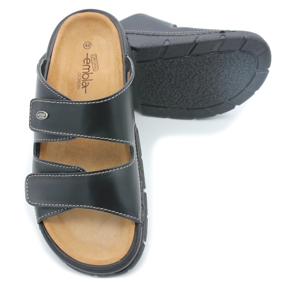 Produktbild 2 - Embla Hälsoskor Herrsandal Conrad Svart