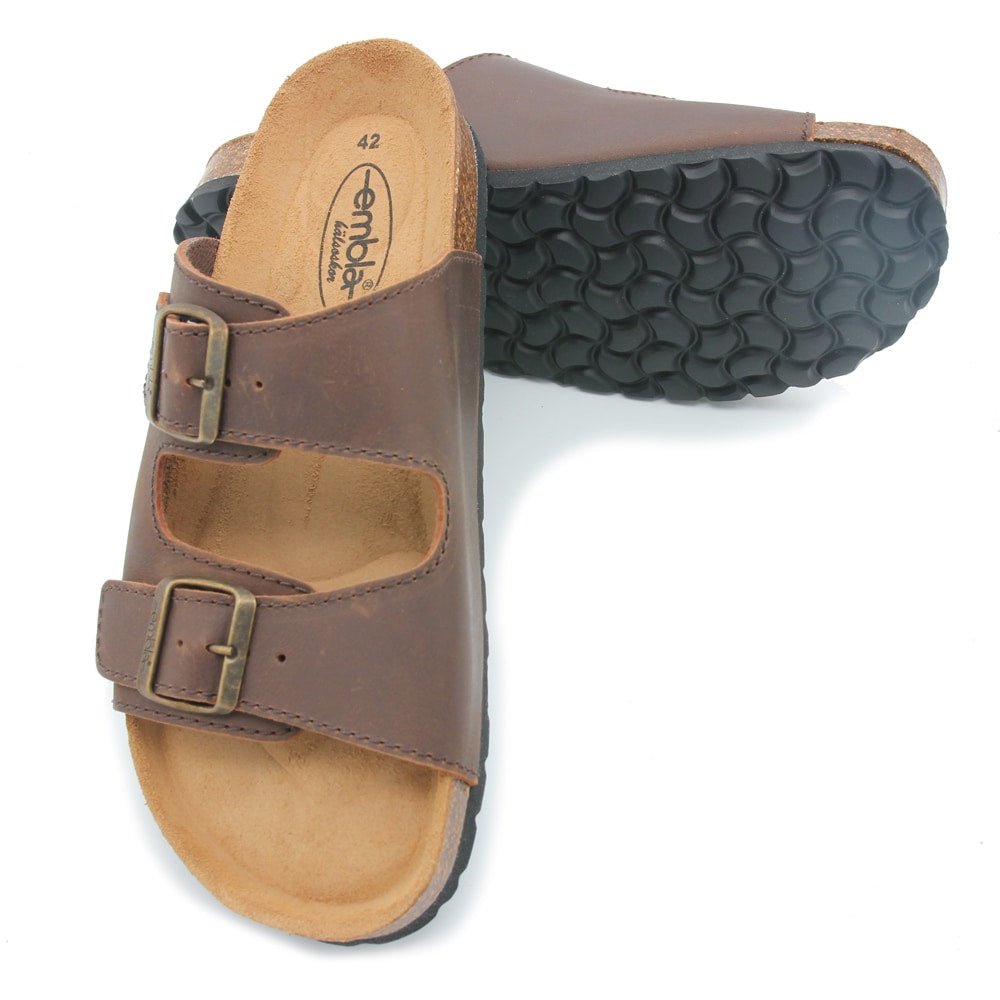 Produktbild 4 - Embla Hälsoskor Sandaler Arvid Airbed Bred Brun