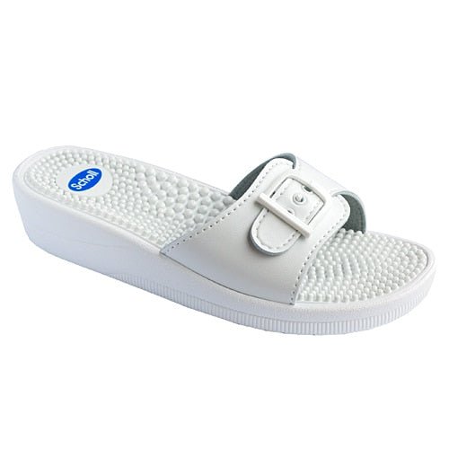 Scholl Sandal New Massage White