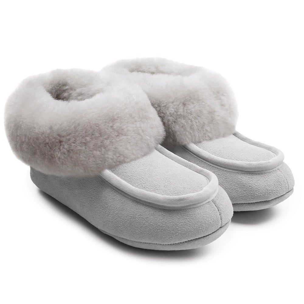 Produktbild 9 - Minfot Fårskinnstofflor Sunne Ljusgrå