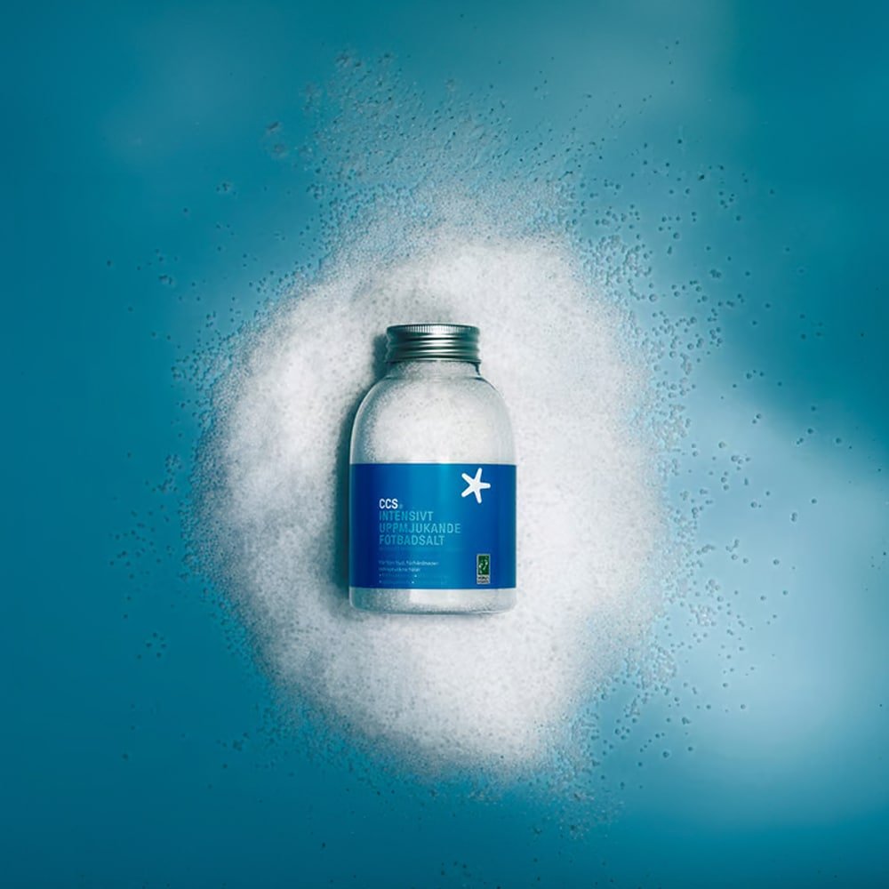 CCS Fotbadsalt Oparfymerat och återfuktande