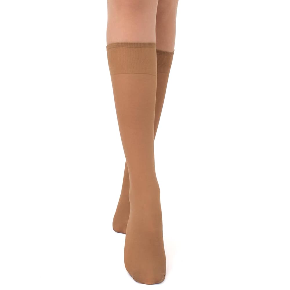 Produktbild 3 - Giulia Marea Nylonstrumpor Knä 40 den 2-pack Caramel