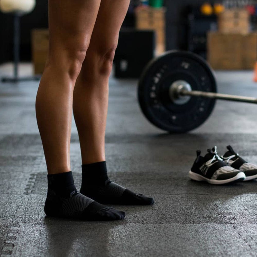 Produktbild 4 - OS1st FS4 Hälsporrestrumpor ¼ Crew Sock Black