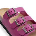 Minfot Lo Biosandaler Dam Skinn Anatomisk 3-remmar Fuxia