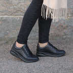 Minfot Lexi Sneakers Dam Vattenavvisande TEX Skinn Svart