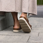 Minfot Upstep Lill Sandaler Dam Mocka Brun