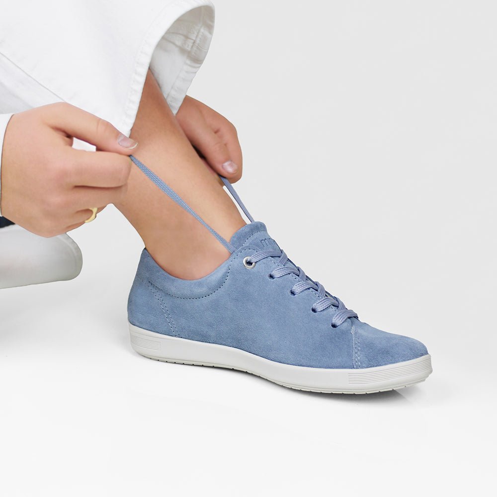 Produktbild 13 - Minfot Aveny Sneaker Mocka Ljusblå