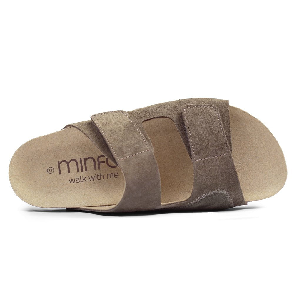 Minfot Lova Sandaler Dam Mocka Hallux Valgus Primo Soft Stone