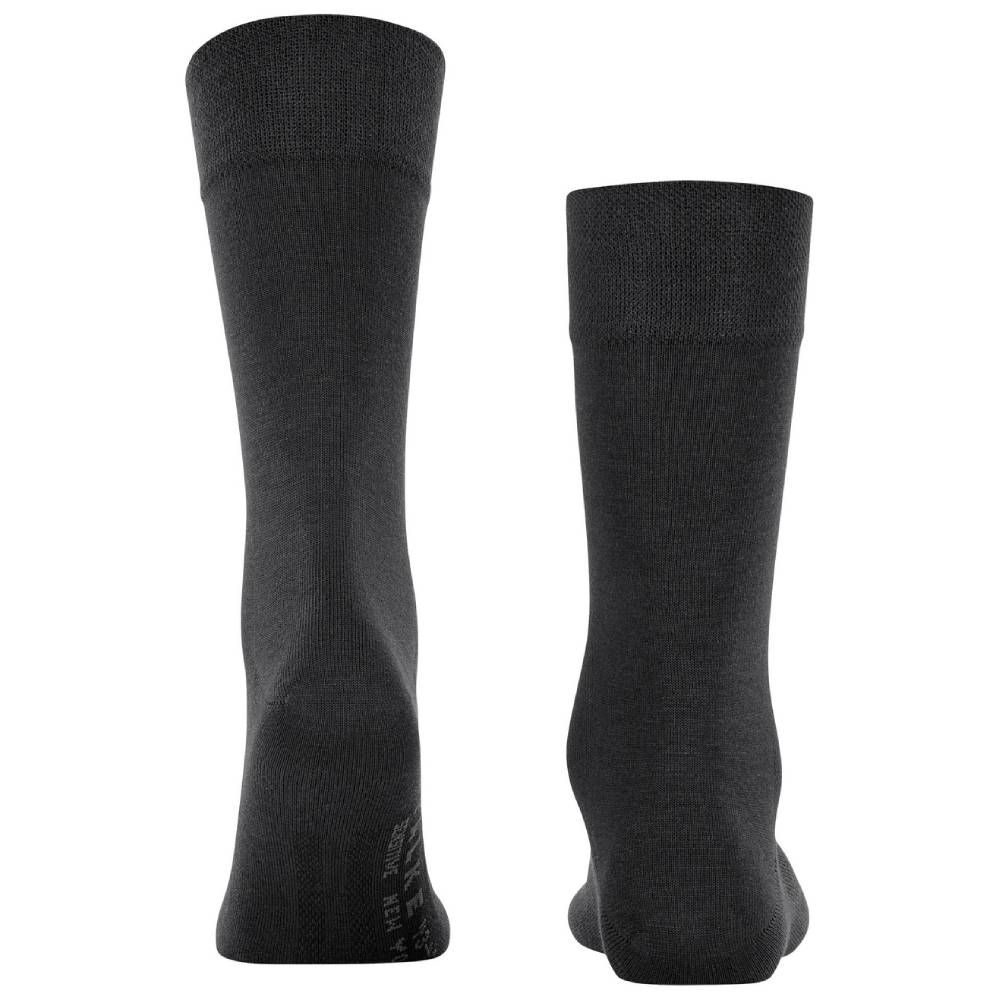 Falke Sensitive New York Strumpor Herr Svart 1-pack