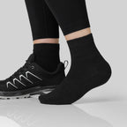 Minfot Strumpor Quarter Merinoull Svart 5-pack