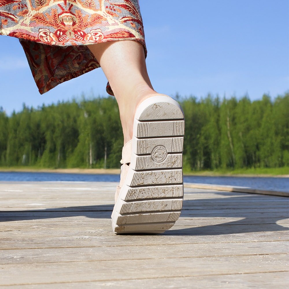 Produktbild 12 - Minfot Abby Sandaler med Kardborre Taupe