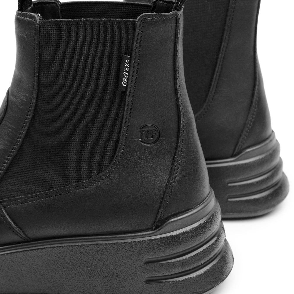 Produktbild 10 - Minfot Ami Chelsea Boots TEX Skinn Svart