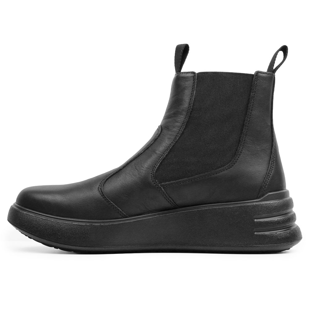 Produktbild 4 - Minfot Ami Chelsea Boots TEX Skinn Svart