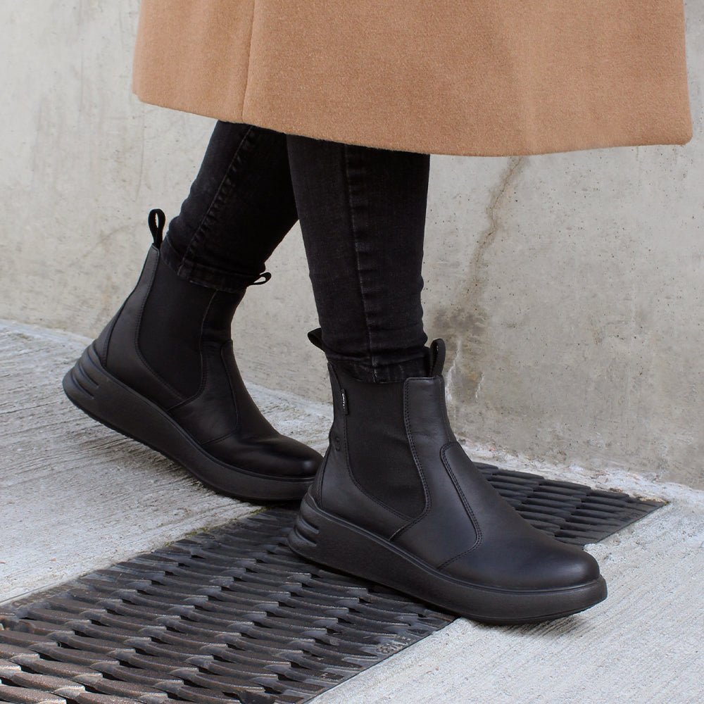 Produktbild 13 - Minfot Ami Chelsea Boots TEX Skinn Svart