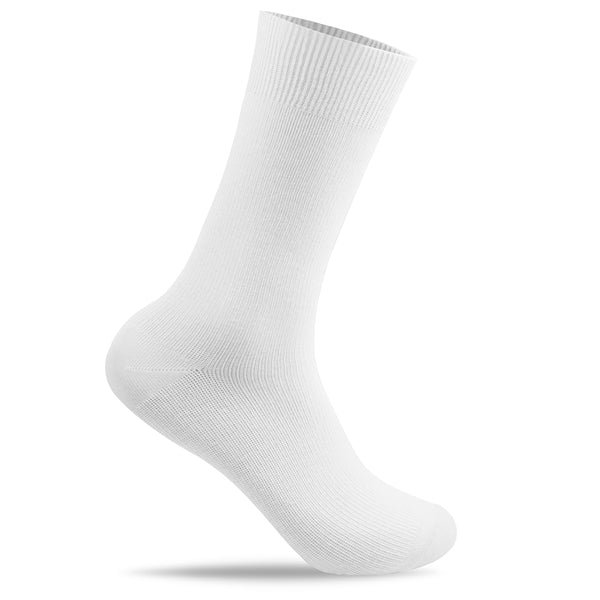 Minfot-Ankelstödstrumpor-Bambu-Vit-1-pack